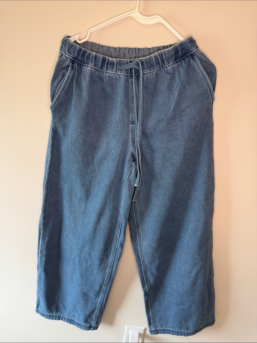 Relaxed Drawstring Jeans